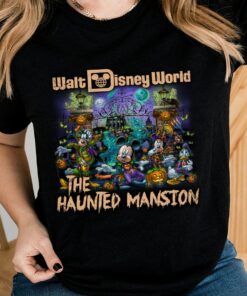 Vintage The Haunted Mansion Walt Disney World Unisex T-Shirt, Retro Disneyworld Family Hoodie Sweatshirt, Mickey And Minnie Disneyland Shirt