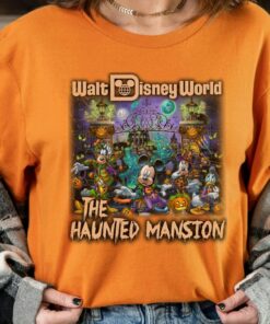 Vintage The Haunted Mansion Walt Disney World Unisex T-Shirt, Retro Disneyworld Family Hoodie Sweatshirt, Mickey And Minnie Disneyland Shirt