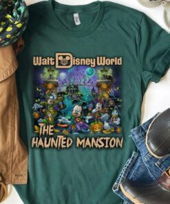 Vintage The Haunted Mansion Walt Disney World Unisex T-Shirt, Retro Disneyworld Family Hoodie Sweatshirt, Mickey And Minnie Disneyland Shirt