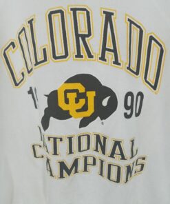 Vintage University Colorado Buffaloes 1990 National Champions Sweatshirt, Shirt, Hoodie
