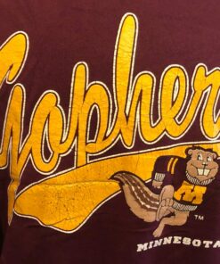Vintage University Of Minnesota Golden Gophers 1980s NCAA Crewneck Sweatshirt Minnesota Football