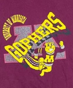 Vintage University Of Minnesota Golden Gophers Crewneck Sweatshirt 1980's NCAA Football 90s 80's Rare