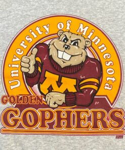 Vintage University Of Minnesota Golden Gophers Crewneck Sweatshirt Soffe NCAA College Football Pull Over 1990s 90s