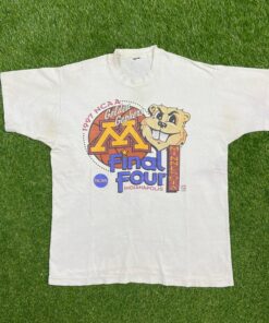Vintage University Of Minnesota Golden Gophers T Shirt NCAA College Football Full Size, Minnesota Gophers University Football Fan Shirt