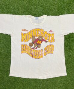 Vintage University Of Minnesota Golden Gophers T Shirt Shirt Apex One NCAA College Basketball