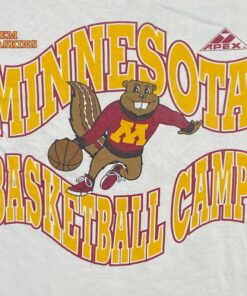 Vintage University Of Minnesota Golden Gophers T Shirt Shirt Apex One NCAA College Basketball