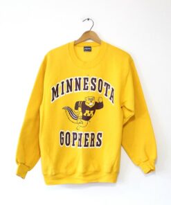 Vintage University Of Minnesota Gophers Sweatshirt Full Size Full Size, Minnesota Gophers University Football Fan Shirt