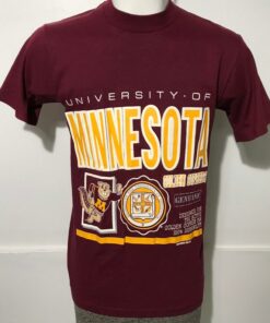 Vintage University Of Minnesota Shirt, Minnesota Golden Gophers Football Fan Shirt, Gifts For NCAA Fans