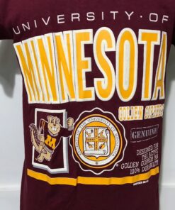 Vintage University Of Minnesota Shirt, Minnesota Golden Gophers Football Fan Shirt, Gifts For NCAA Fans