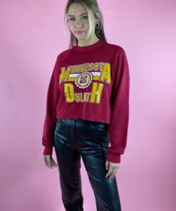 Vintage University Of Minnesota Sweatshirt, Minnesota Golden Gophers Football Fan Shirt, Gifts For NCAA Fans