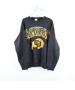 Vintage University of Colorado Buffaloes Sweatshirt, Colorado Buffaloes Sweater, Shirt, Hoodie Full Size