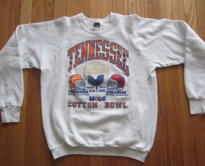 Vintage University of Tennessee Vs Arkansas Cotton Bowl Sweatshirt, Vintage 90s Shirt, Tennessee Shirt, Gift for Her, Gift for Him,
