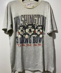 Vintage University of Washington Huskies 93 Rose Bowl Shirt, Washington Huskies Crewneck Sweatshirt, Washington Huskies Shirt
