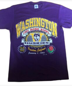Vintage University of Washington Huskies Rose Bowl 1991 Sweatshirt, Washington Huskies Crewneck Sweatshirt, Washington Huskies Shirt