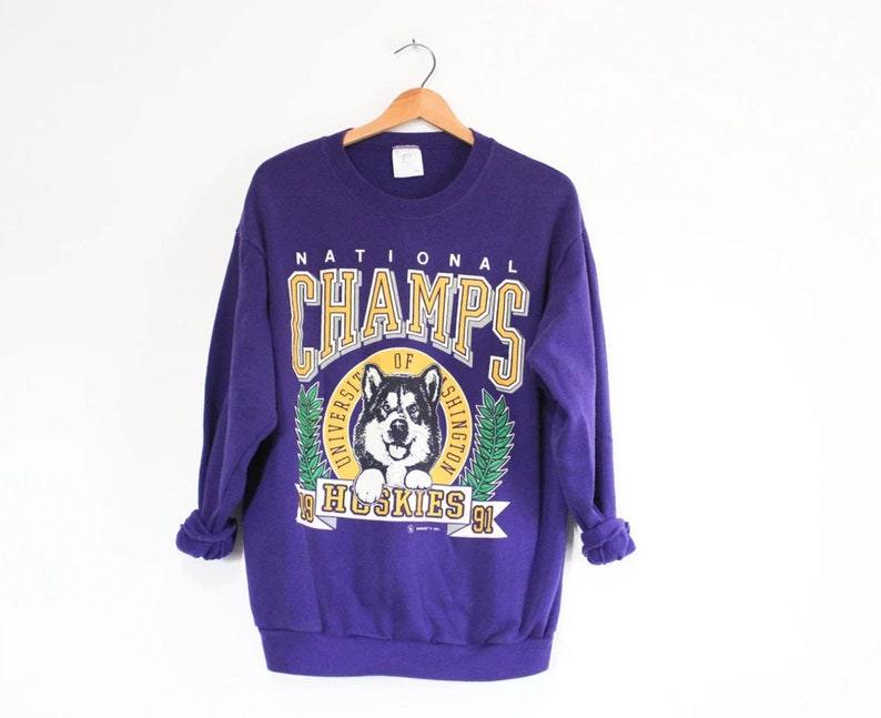Vintage University of Washington Huskies Rose Bowl 1991 Sweatshirt, Washington Huskies Rose Bowl 1991 Tshirt, Washington Huskies Hoodie