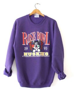Vintage University of Washington Huskies Rose Bowl 1993 Sweatshirt, UW Hoodie College Student Gift, Gifts For Fans