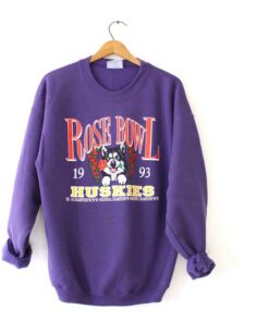 Vintage University of Washington Huskies Rose Bowl 1993 Sweatshirt, UW Hoodie College Student Gift, Gifts For NCAA Fans