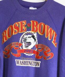 Vintage University of Washington Huskies Rose Bowl 1993 Sweatshirt, UW Hoodie College Student Gift, University Basketball Fan Shirt