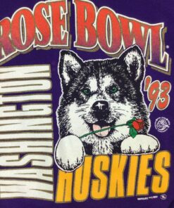 Vintage University of Washington Huskies Rose Bowl 1993 Sweatshirt, Washington Huskies Crewneck Sweatshirt