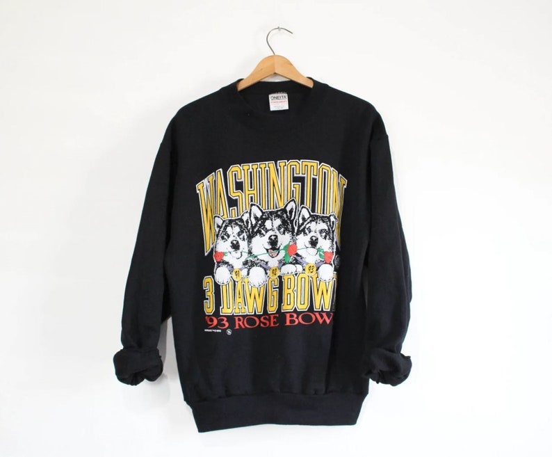 Vintage University of Washington Huskies Rose Bowl 1993 Sweatshirt, Washington Huskies Rose Bowl 1993 Shirt, Washington Huskies Hoodie