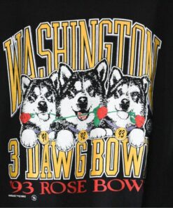 Vintage University of Washington Huskies Rose Bowl 1993 Sweatshirt, Washington Huskies Rose Bowl 1993 Shirt, Washington Huskies Hoodie