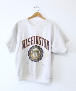 Vintage University of Washington Huskies Sweatshirt Reprinted, UW Hoodie College Student Gift, University Basketball Fan Shirt