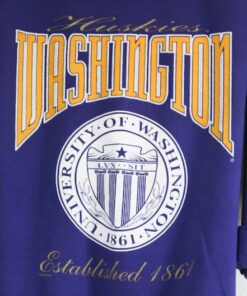Vintage University of Washington Huskies Sweatshirt Reprinted, UW Sweatshirt College Student Gift, University Basketball Fan Shirt