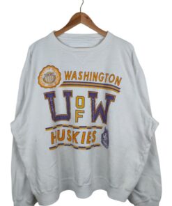 Vintage University of Washington Huskies Sweatshirt, UW Hoodie College Student Gift, University Basketball Fan Shirt