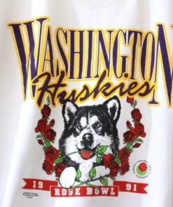Vintage University of Washington Huskies Sweatshirt , Vintage 90s Shirt, Gift For Her, Gift For Him