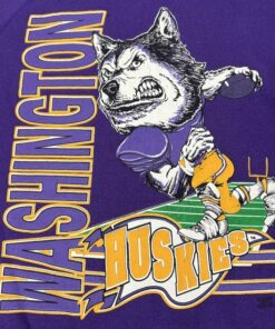 Vintage University of Washington Logo Sweatshirt, NCAA Washington Huskies Shirt, University of Washington Shirt