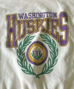 Vintage University of Washington Logo Sweatshirt, NCAA Washington Huskies Shirt, University of Washington Shirt, NCAA Shirt, Vintage Shirt