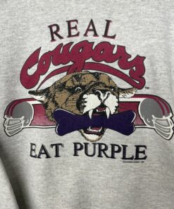 Vintage WSU Cougers Sweatshirt 1992, WSU Sweatshirt Gifts for Fans, Washington State Cougar Sweatshirts