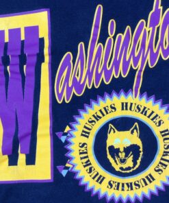 Vintage Washington Huskies Single Stitch T-Shirt, UW Hoodie College Student Gift, University Basketball Fan Shirt