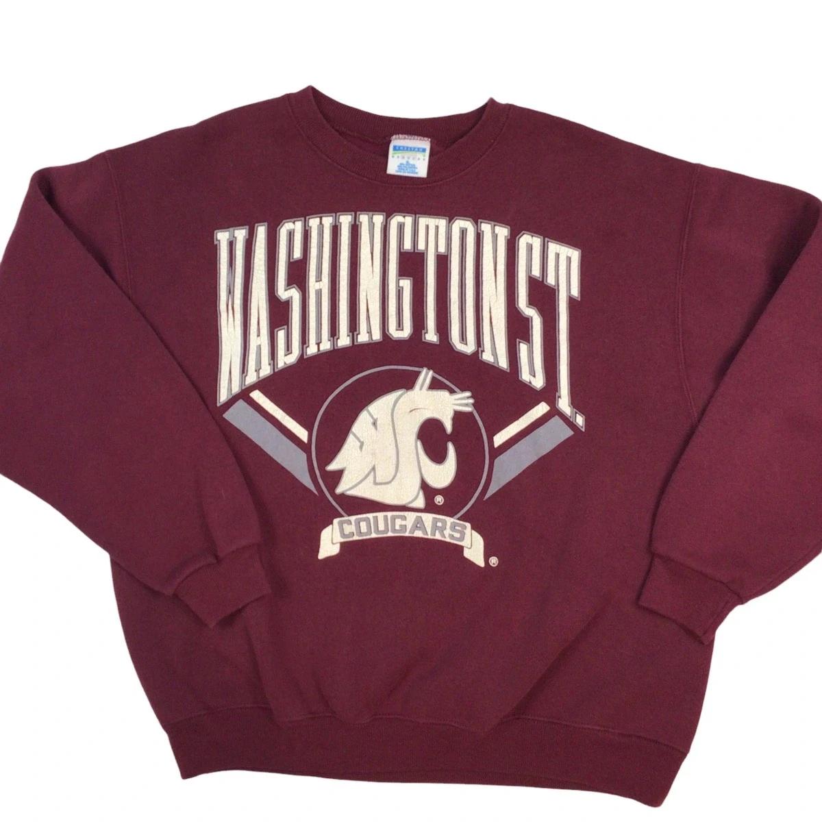 Vintage Washington State Cougars Crewneck Sweatshirt, WSU Sweatshirt Gifts for Fans