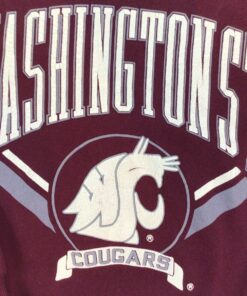 Vintage Washington State Cougars Crewneck Sweatshirt, WSU Sweatshirt Gifts for Fans
