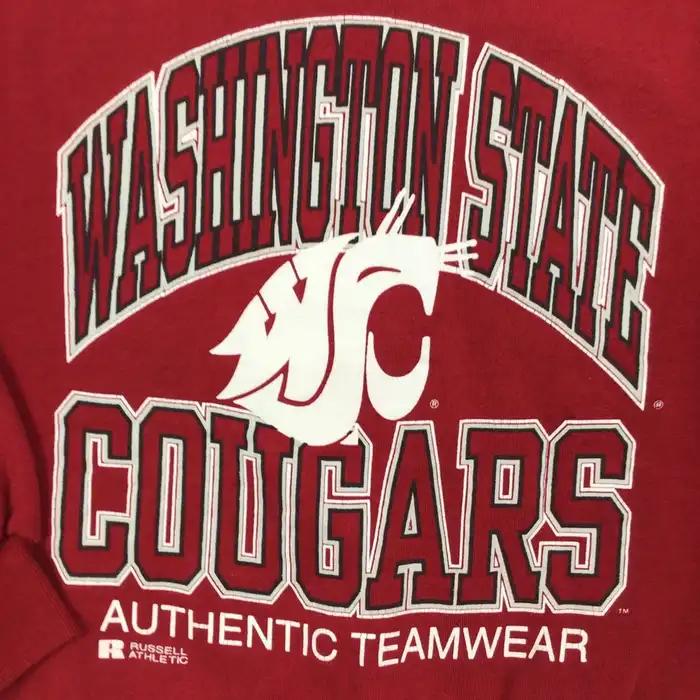 Vintage Washington State Cougars Crewneck Sweatshirt, WSU Sweatshirt Gifts for Fans, Washington State Cougar Sweatshirts