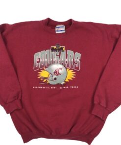 Vintage Washington State Cougars Football Crewneck Sweatshirt, WSU Sweatshirt Gifts for Fans, Washington State Cougar Sweatshirts