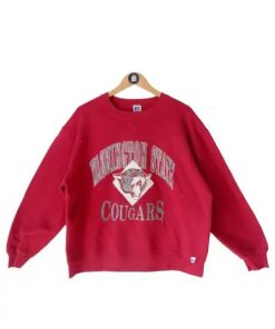 Vintage Washington State Cougars Russell Sport Sweatshirts, WSU Sweatshirt Gifts for Fans, Washington State Cougar Sweatshirts