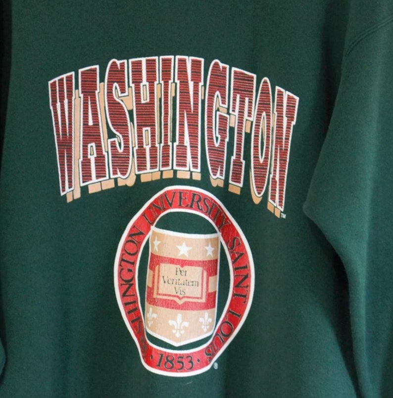 Vintage Washington State University Cougars Sweatshirt, Vintage 90s Shirt, Gift For Her, Gift For Him, Washington State Sweater