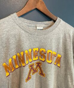 Vintage Y2K University Of Minnesota Golden Gophers T Shirt Full Size, Minnesota Gophers University Football Fan Shirt