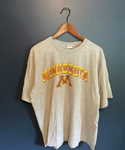 Vintage Y2K University Of Minnesota Golden Gophers T Shirt Full Size, Minnesota Gophers University Football Fan Shirt
