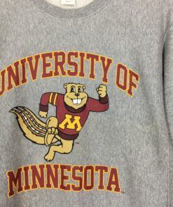 Vintage Y2K University Of Minnesota Sweatshirt Medium University Of Minnesota Printed Jumper Minnesota Golden Gophers NCAA Sweater