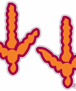 Virginia Tech Hokies NCAA Logo Vinyl Decals Sticker For Car Truck Door And Window Laptop Gifts For Fans