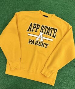Vtg 90S Appalachian State Mountaineers Parent Pullover Crewneck Mens Sz Medium