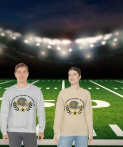 WSU Cougars Football Sweatshirt - Washington State University Cougs - WSU Alumni- 90s Fit Sweatshirt - Gildan Unisex Crewneck Sweater