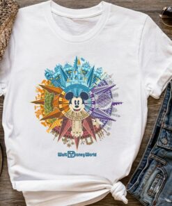 Walt Disney World 50th Anniversary Mickey Mouse Shirt, Magic Kingdom Holiday Trip Unisex T-shirt Family Birthday Gift Adult Kid Toddler Tee