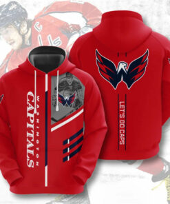 Washington Capitals Hoodies Let's Go Caps Gifts for Fans