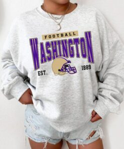 Washington Huskies Football Sweatshirt, Vintage Style Huskies Football, Football Sweatshirt, Washington Huskies Sweatshirt