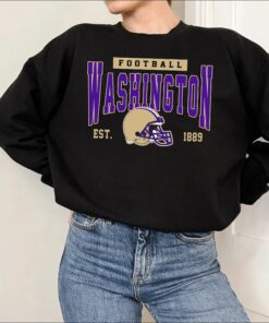 Washington Huskies Football Sweatshirt, Vintage Style Huskies Football, Football Sweatshirt, Washington Huskies Sweatshirt