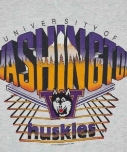 Washington Huskies Vintage 90s T-Shirt, UW Hoodie College Student Gift, University Basketball Fan Shirt